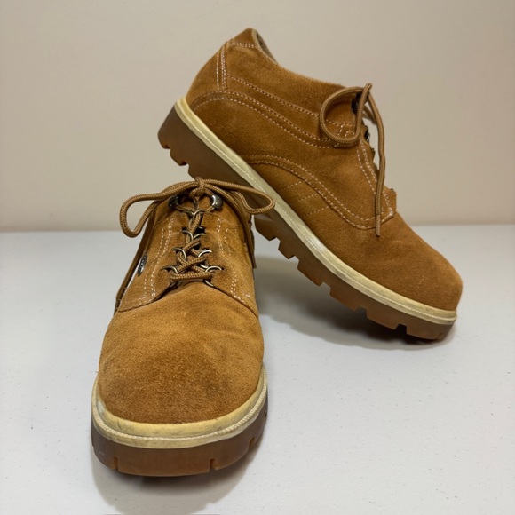 LUGZ Suede Work Boots Men's 11 Steel Toe Shoes Industrial Sneakers